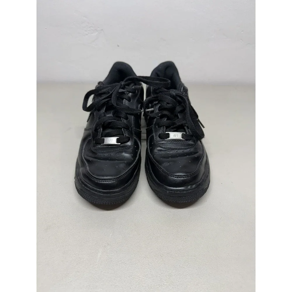 Nike Air Force 1 Low Triple Black Mens 7 Womens 8.5 Youth 7